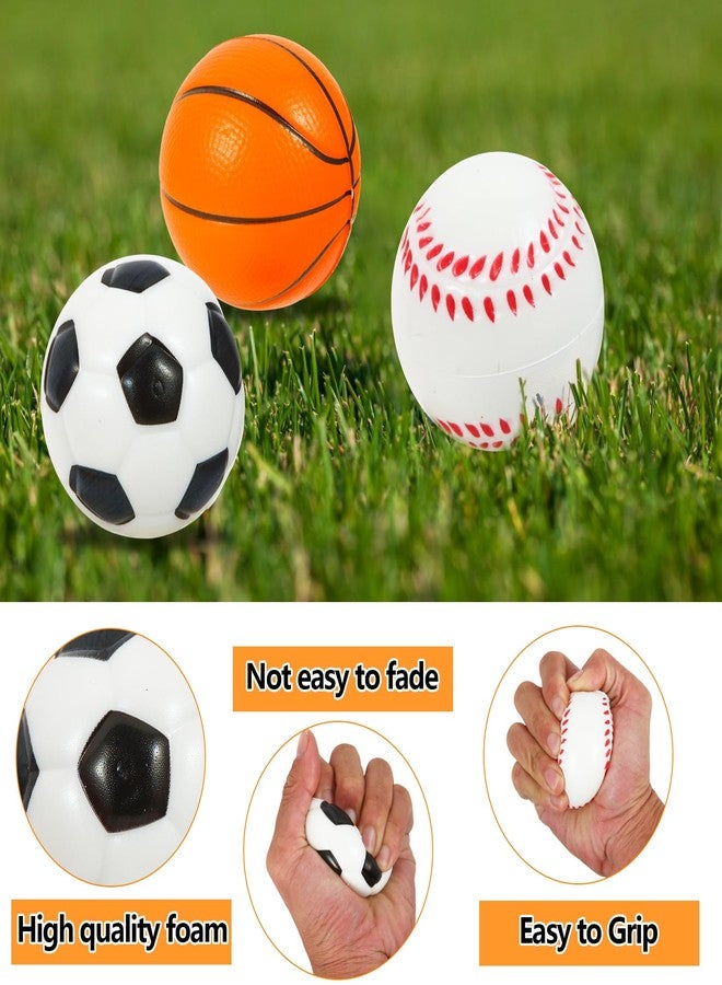 Urspasol Mini Baseball Stress Balls -12-Pack 2 Inch Soft Mini Sport Squeeze Ball Small Foam Baseball for Party Fun, Favors, Anxiety Relief & Team Building Gifts - Image 3